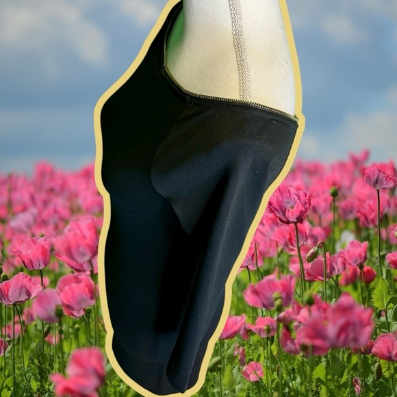 Armani Exchange Black Off The Shoulder Bodycon Dress with All Around Zipper XS - Picture 7 of 14